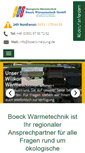 Mobile Screenshot of boeck-heizung.de